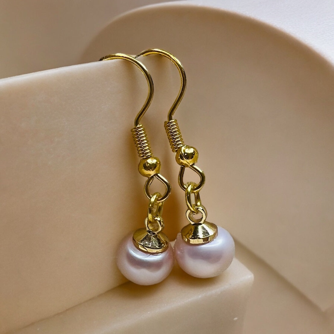 Gold Fishhook Earrings