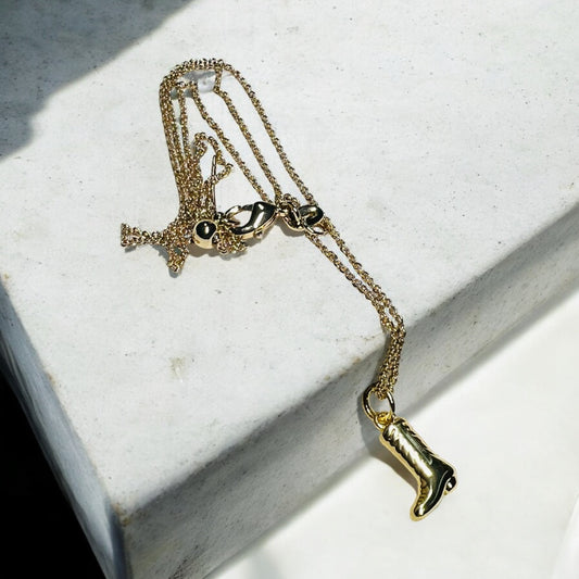 Boot Charm Necklace