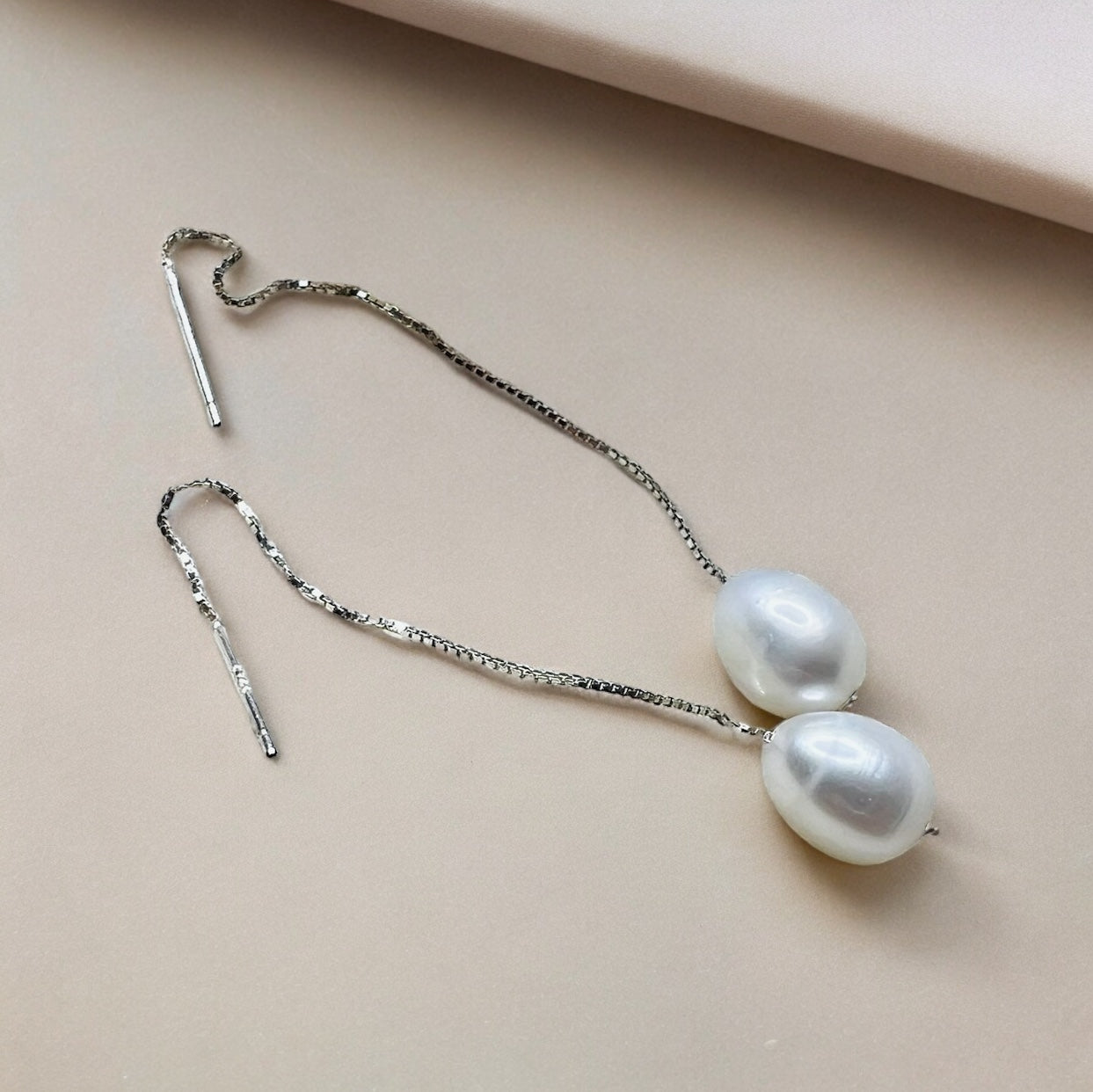 Silver Threader Earrings