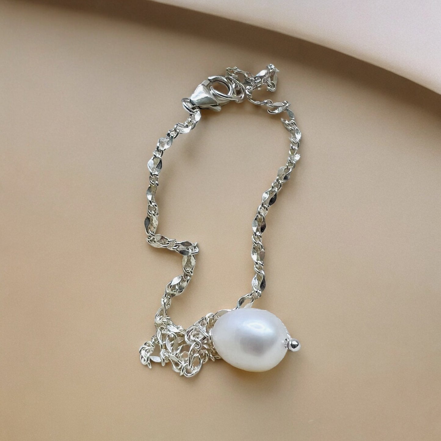 Single Rice Pearl Bracelet