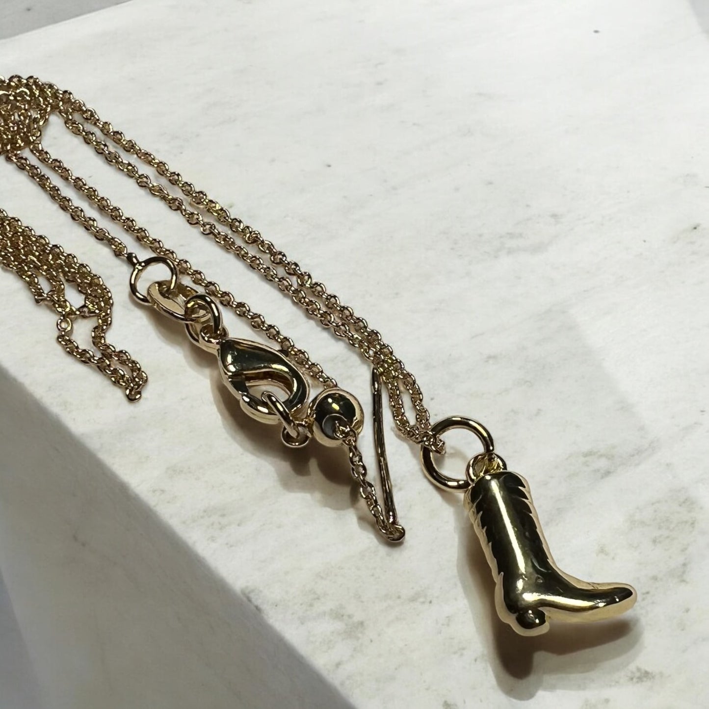 Boot Charm Necklace